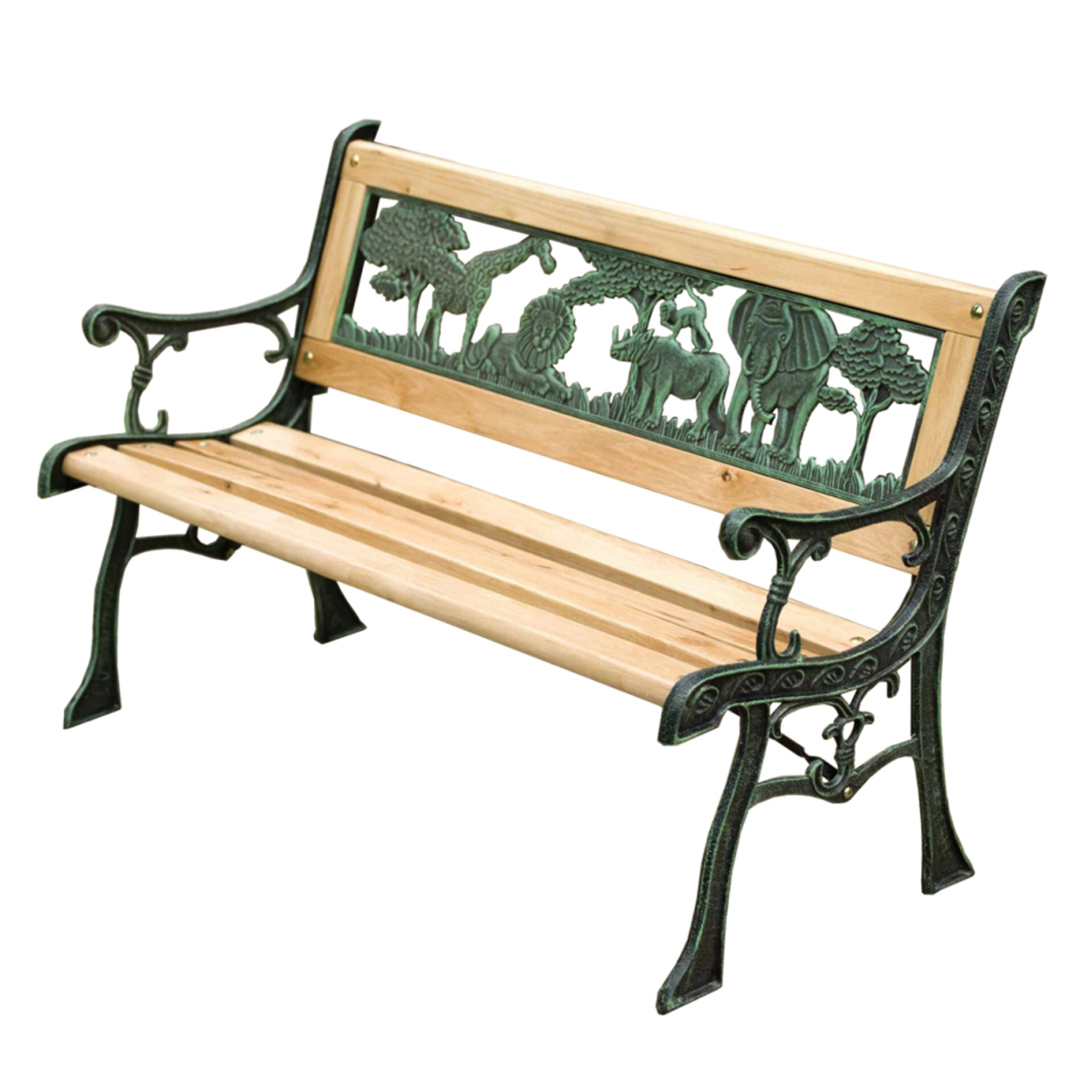 Vzorată bancă pentru copii în grădină 82 x 39 x 50 cm