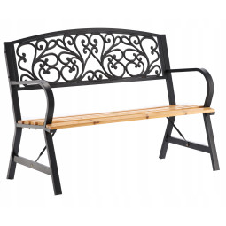 Bancă elegantă pentru grădină 120x56x87 cm