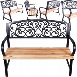 Bancă elegantă pentru grădină 120x56x87 cm