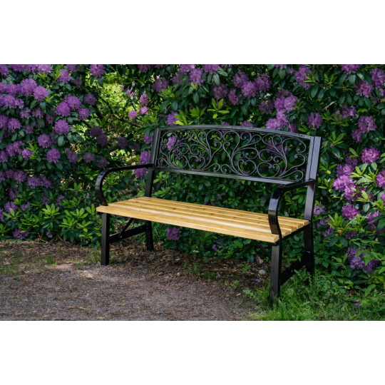 Bancă elegantă pentru grădină 120x56x87 cm