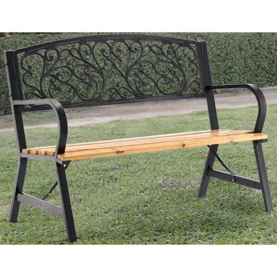 Bancă de grădină cu model 120 x 56 x 85 cm
