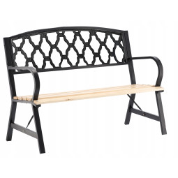 Bancă de grădină cu model 120 x 56 x 85 cm