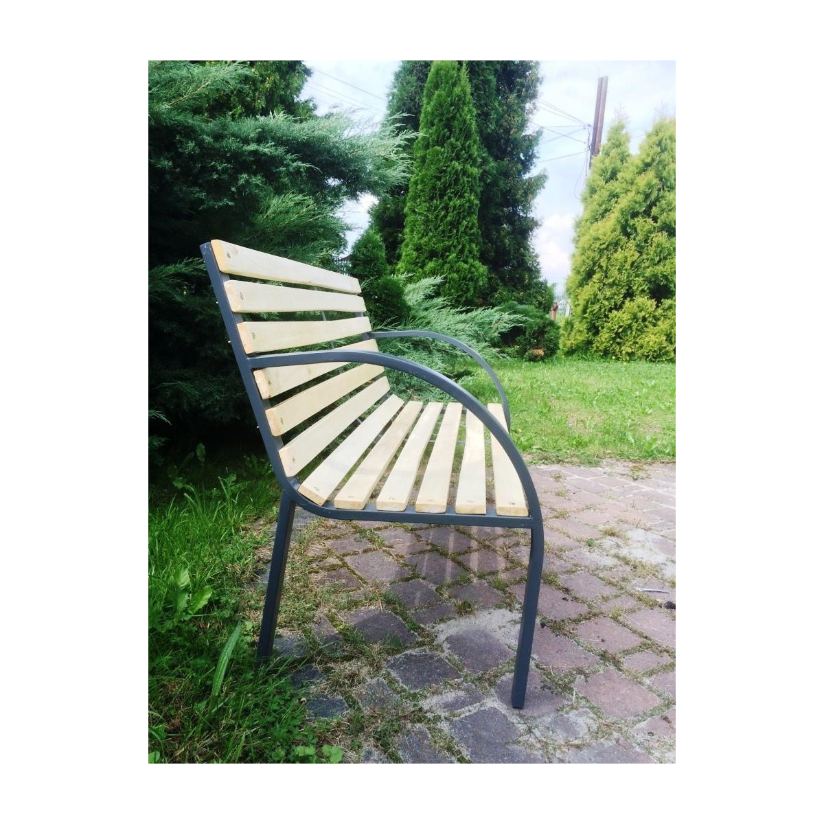 Bancă de grădină 120 x 60 x 80 cm