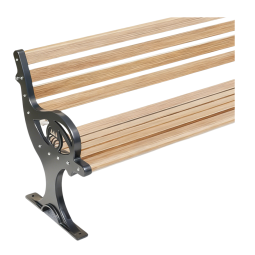 Bancă de grădină modernă din aluminiu 150 x 58 x 74 CM