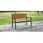 Banchete de grădină moderne de culoare maro 118 x 54 x 77 cm