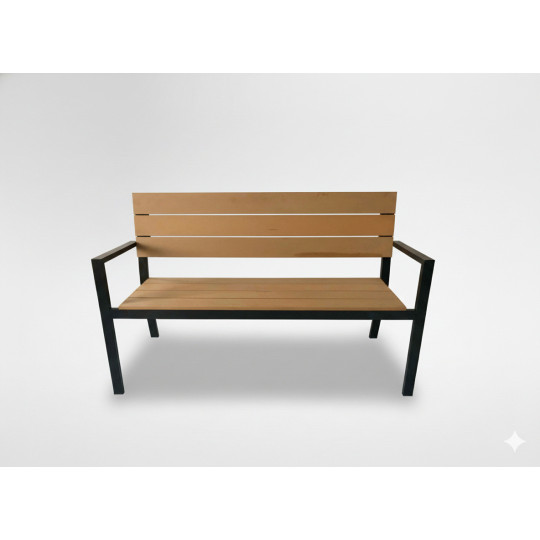 Banchete de grădină moderne de culoare maro 118 x 54 x 77 cm