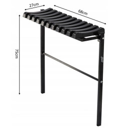 Sofa de cimitir pliabilă 68 cm