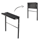 Sofa de cimitir pliabilă 68 cm