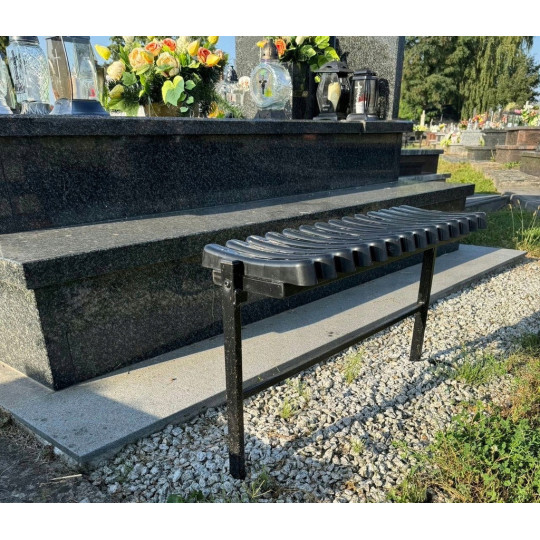 Sofa de cimitir pliabilă 68 cm