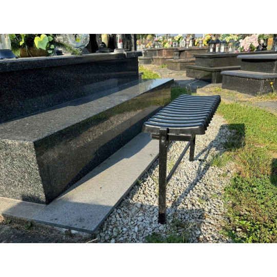 Sofa de cimitir pliabilă 68 cm