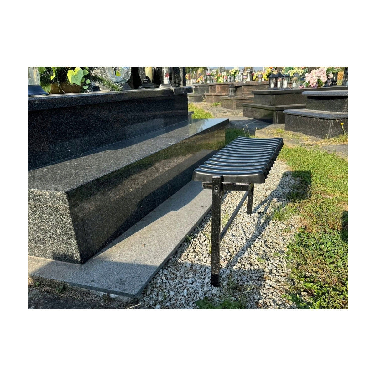 Sofa de cimitir pliabilă 68 cm