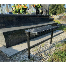 Săpușă de cimitir pliabilă de 86 cm – stabilitate, confort și un aspect atemporal