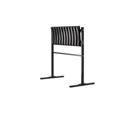 Săcel de cimitir pliabil de 68 cm, în culoare neagră.