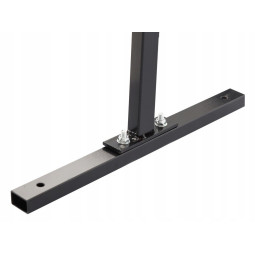 Săcel de cimitir pliabil de 68 cm, în culoare neagră.