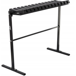 Cimitir bancă 86 cm cu urme | Pliabilă neagră