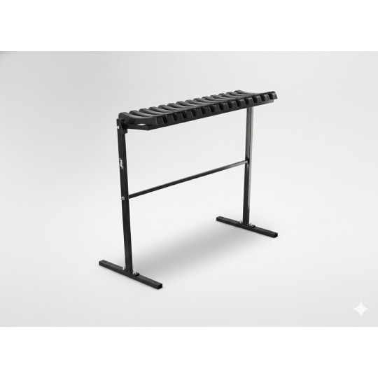 Cimitir bancă 86 cm cu urme | Pliabilă neagră