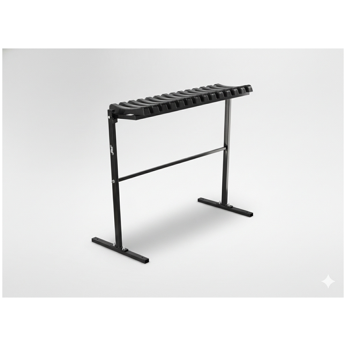 Cimitir bancă 86 cm cu urme | Pliabilă neagră