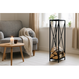 Stâlp pentru lemne pentru șemineu 34x34x111 cm