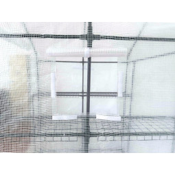 Foliovník – grădina de răsaduri 16 mm 1,4 × 1,4 × 2 m alb