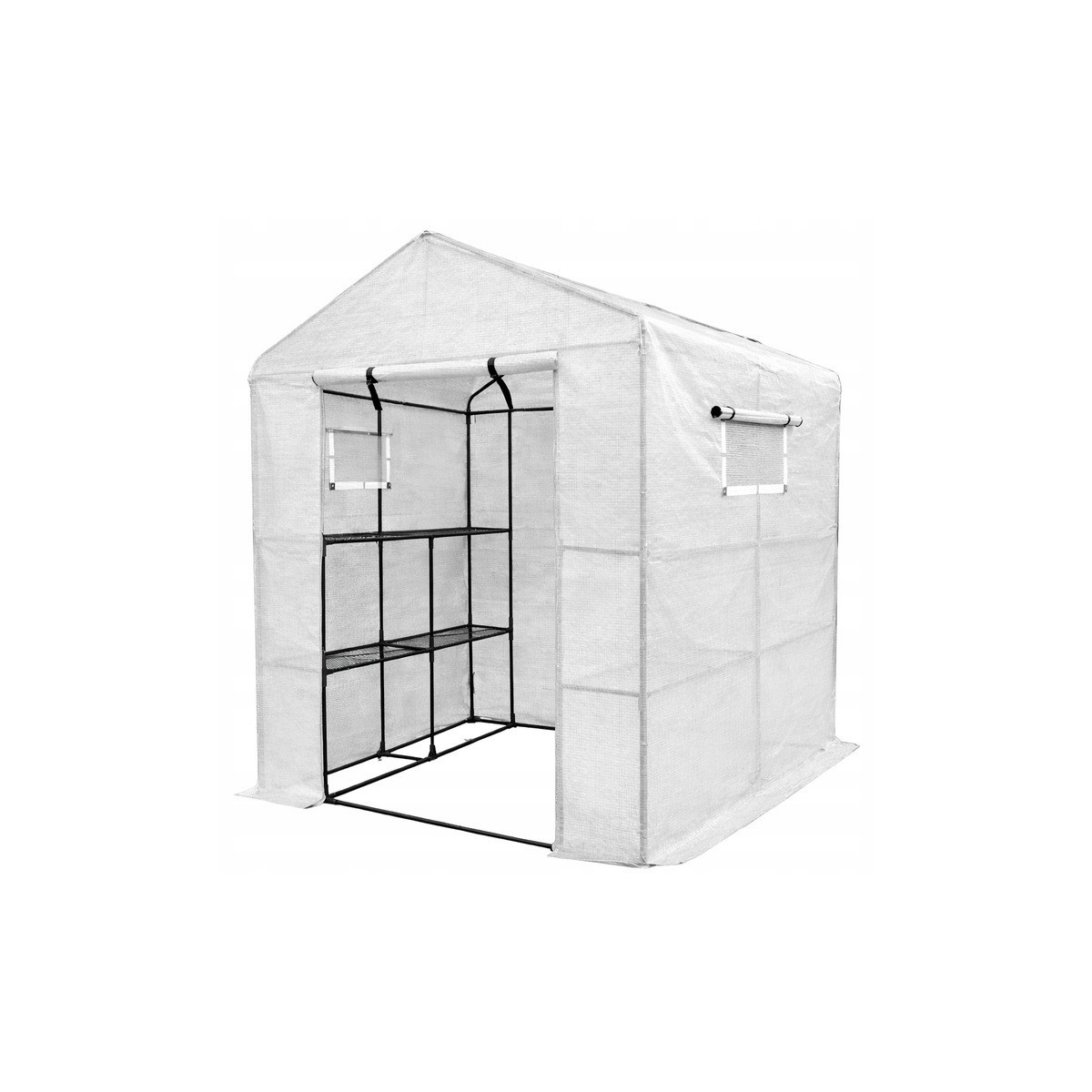 Foliovník – grădina de răsaduri 16 mm 1,4 × 1,4 × 2 m alb