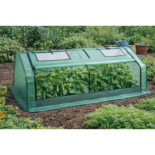 Nizor de grădină cu feronerie de ventilație 180x92x92