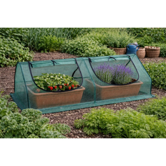 Mini seră cu orificii 120x62x60