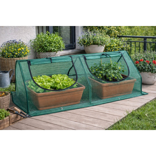 Mini seră cu orificii 120x62x60