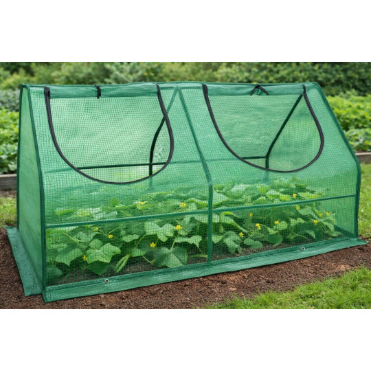 Mini seră cu orificii 120x62x60