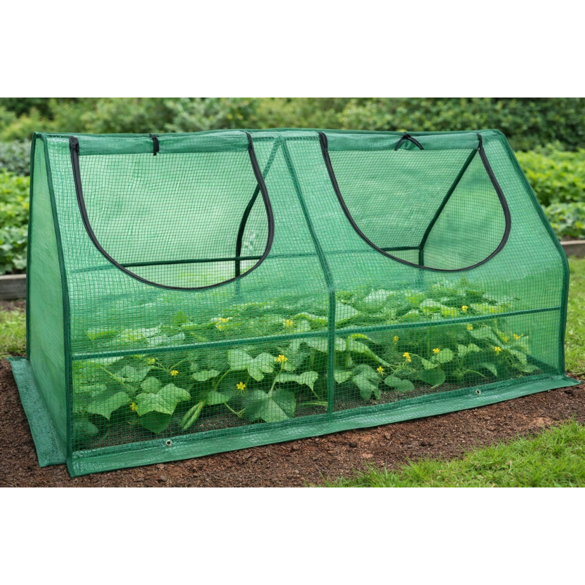 Mini seră cu orificii 120x62x60