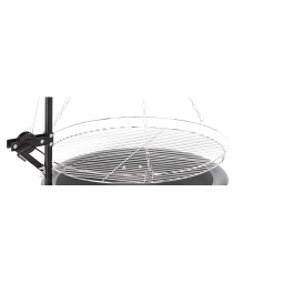 Zgârie de suspensie cu focar de 55 cm și grătar reglabil, înălțime 100 cm