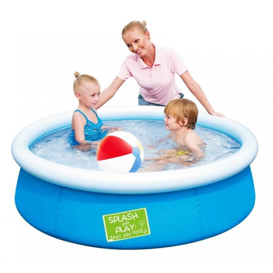 Piscină pentru copii de culoare albastră, 154x38 cm
