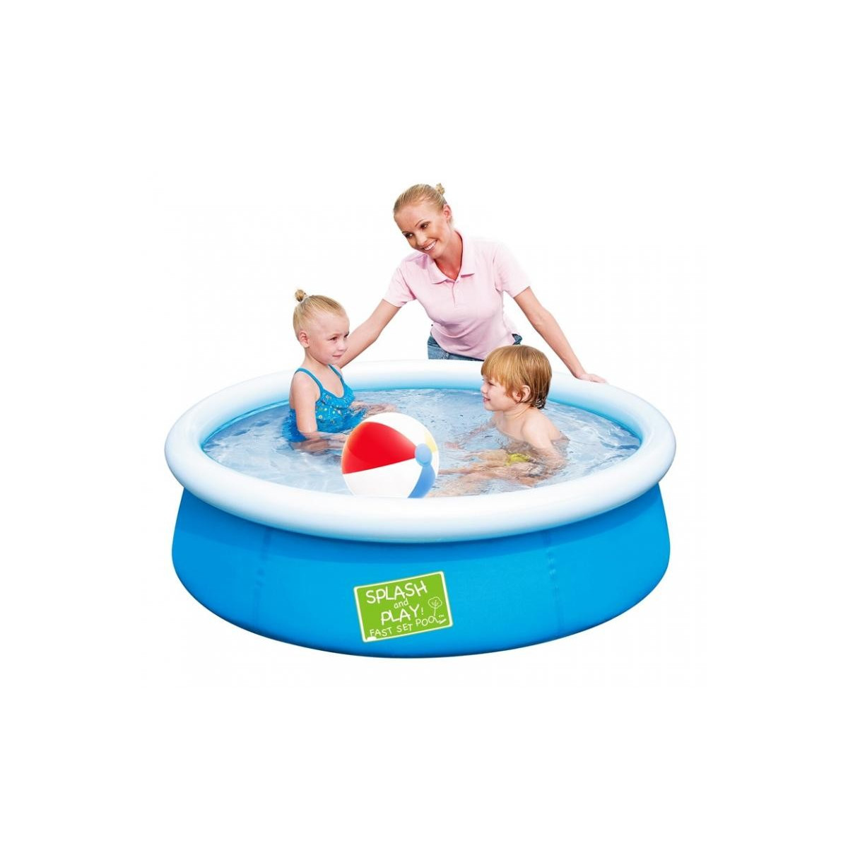 Piscină pentru copii de culoare albastră, 154x38 cm