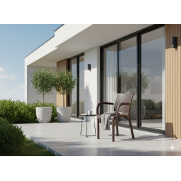 Scaun de grădină din ratan maro 60 × 60 × 82 cm