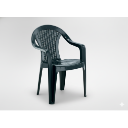 Záradné stolițe de culoare verde – 56 x 42 x 78 cm