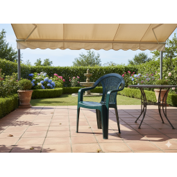 Záradné stolițe de culoare verde – 56 x 42 x 78 cm