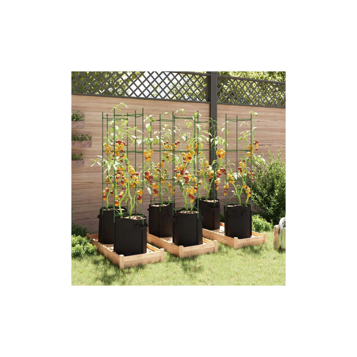 Palo de grădină cu cauciuc, cu diametrul de 11 mm și lungimea de 120 cm - 20 buc.