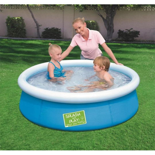 Piscină pentru copii de culoare albastră, 154x38 cm