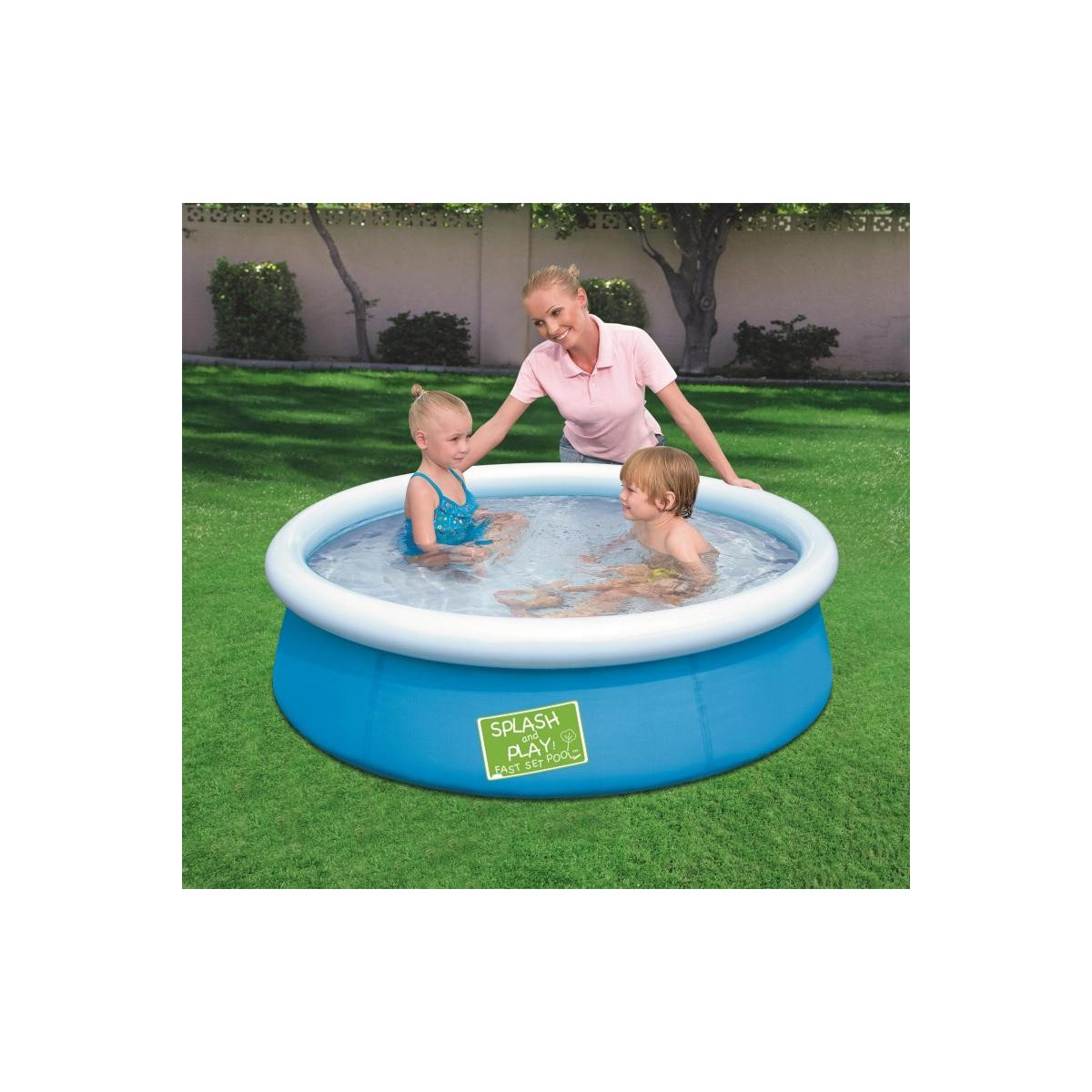 Piscină pentru copii de culoare albastră, 154x38 cm