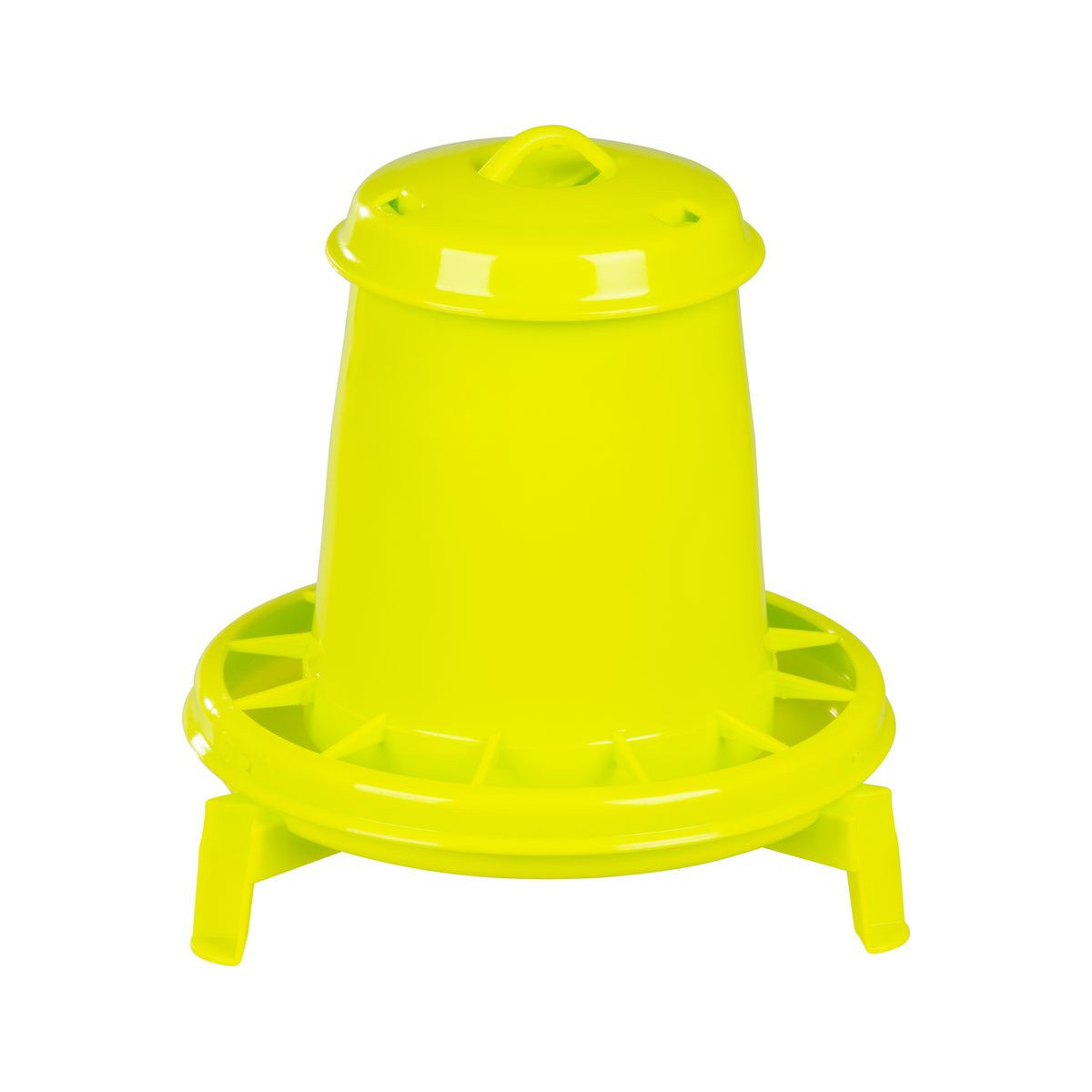 Hrănitoare Novital 2202AF, 2,25 l, pentru păsări de curte, plastic, cu picioare.