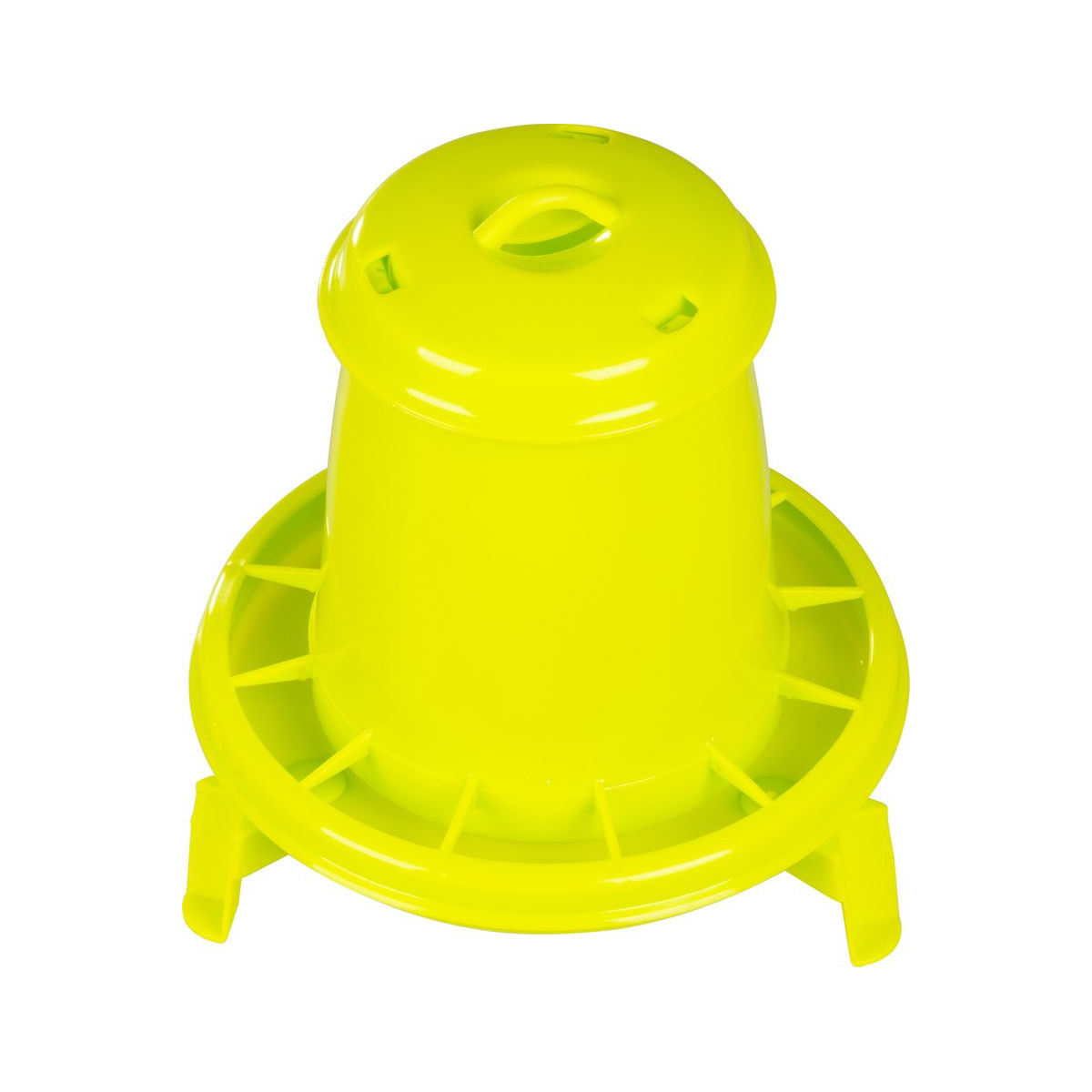 Hrănitoare Novital 2202AF, 2,25 l, pentru păsări de curte, plastic, cu picioare.