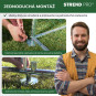 Curte pentru păsări, volieră, cușcă, coteț, cu acoperiș, 3x2x2 m
