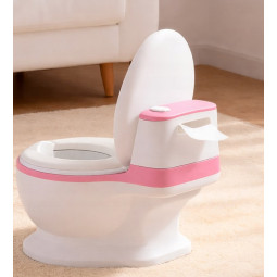 Interactiv toaleta roz din copii roz cu sunet