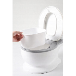 Nocturna interactivă gri pentru copii cu sunet de apăsare a butonului.