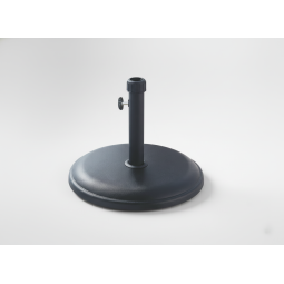 Bază din beton pentru umbrelă de soare 16 kg – neagră, diametru 45 cm.