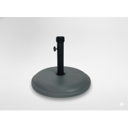 Betonová podložka pro slunečník 16 kg – šedá, průměr 45 cm