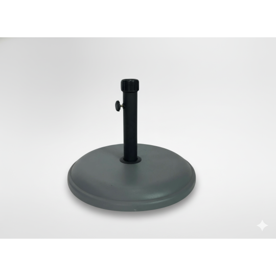 Betonová podložka pro slunečník 16 kg – šedá, průměr 45 cm