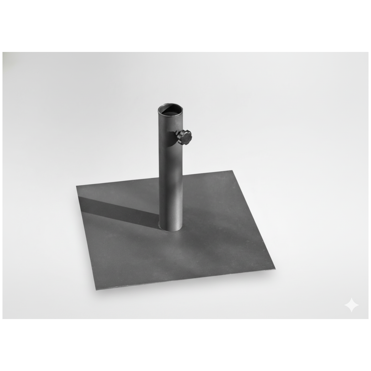Kovană pentru umbrelă de soare 40 × 40 cm – gri