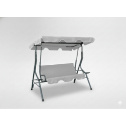 Balansoare de grădină de culoare gri 170 x 110 x 153 cm