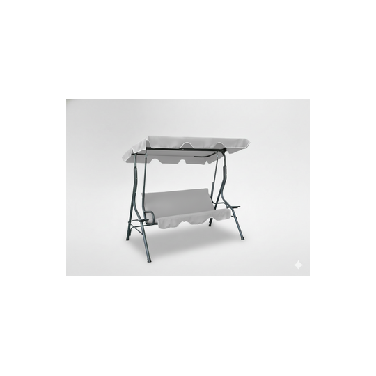 Balansoare de grădină de culoare gri 170 x 110 x 153 cm