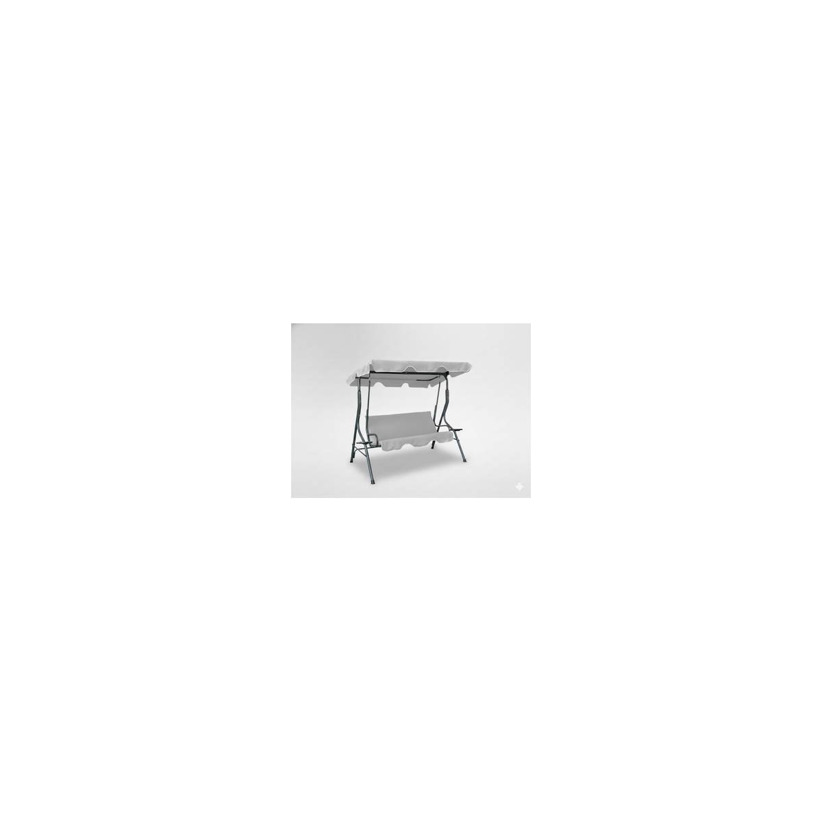 Balansoare de grădină de culoare gri 170 x 110 x 153 cm